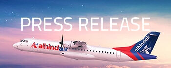 Banner graphic with Alhind Air aircraft and “Press Release” text displayed over sky background.