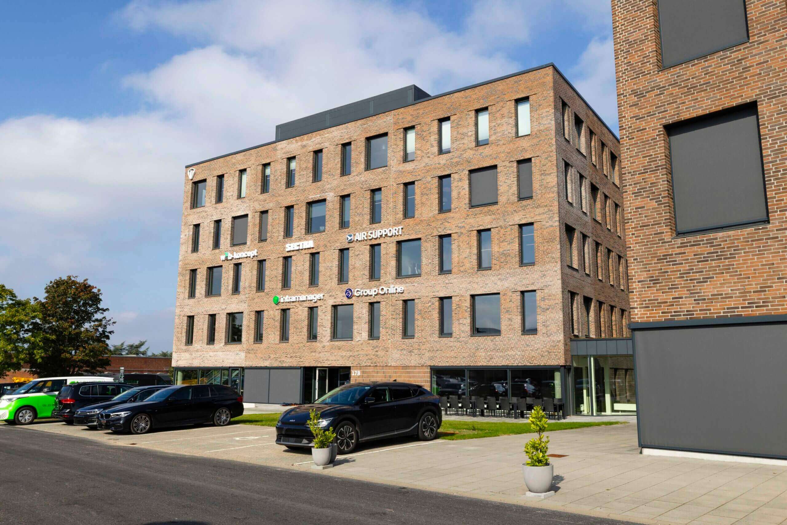 AIR SUPPORT office building inTech Town Odense