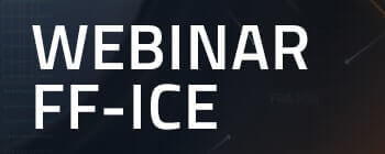 Banner graphic with the text “Webinar FF-ICE” on a dark, technical background, promoting an AIR SUPPORT webinar focused on FF-ICE topics.