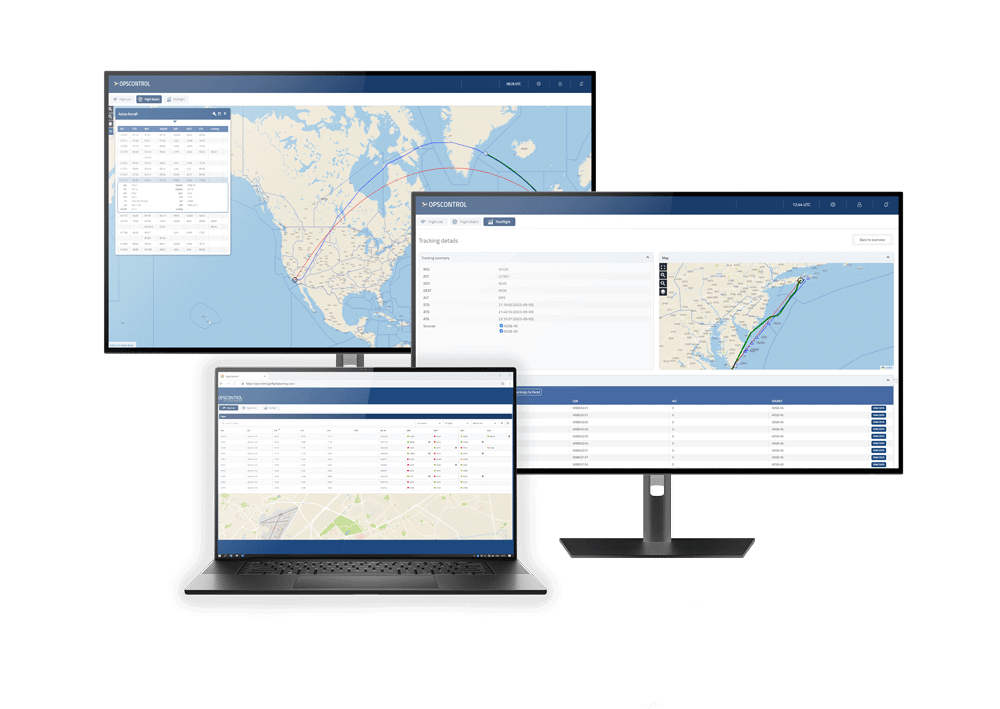 Portrait of Alex Schmidt, Director of Flight Operations, wearing a dark professional suit and tie. He is smiling confidently at the camera against a clean white background