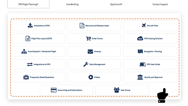 PPS Flight Planning New Online Help Center