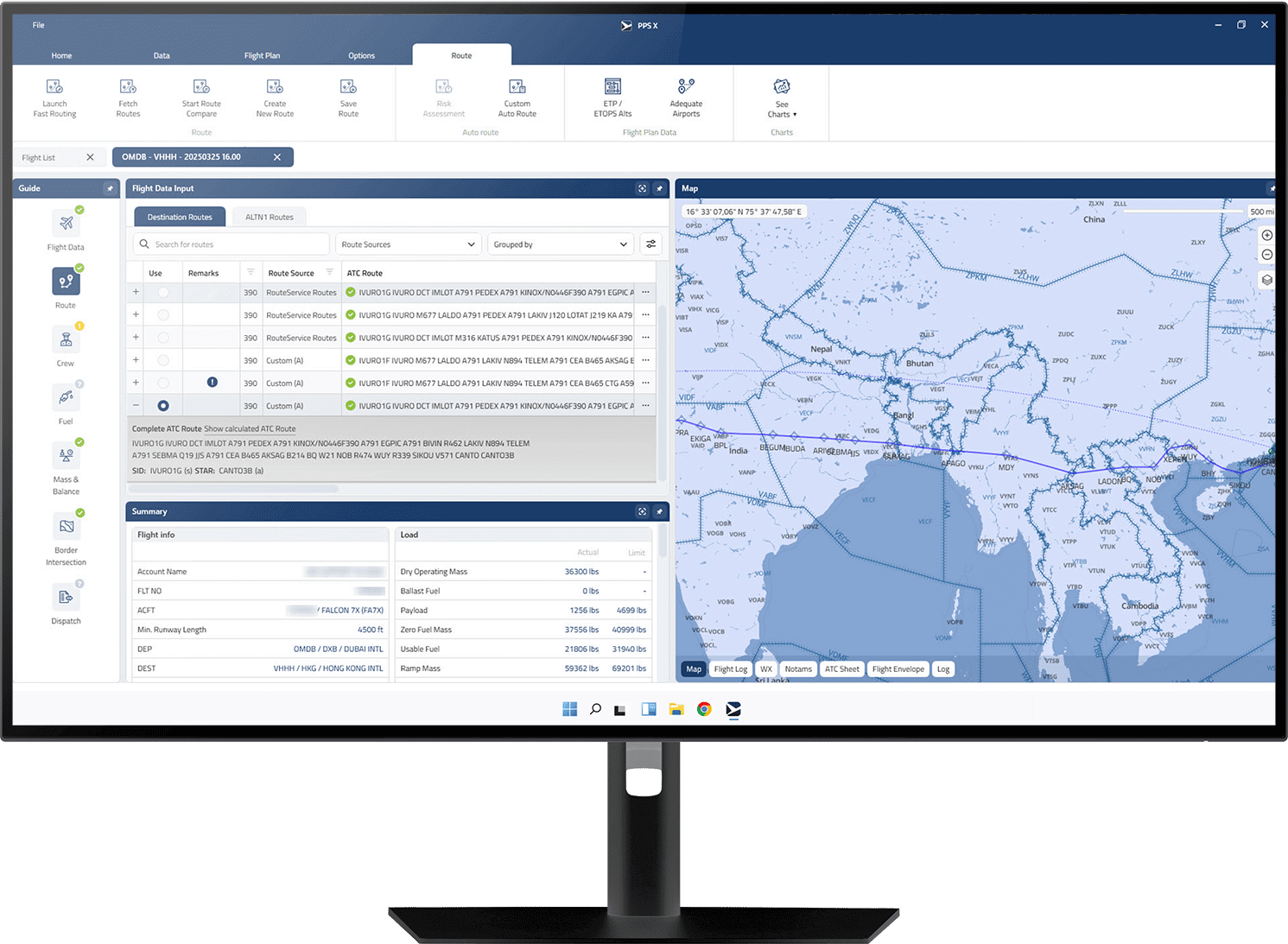 Modern Flight Planning with PPS X