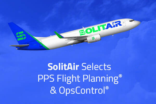 Press release Webbanner SolitAir AIR SUPPORT's Software Solutions PPS Flight Planning and OpsControl