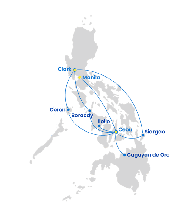 Sunlight Air Routes, Philippines