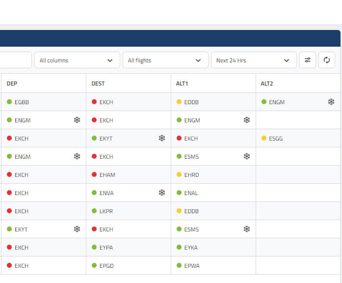 OpsControl Weather Watch with Snowtam